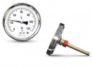 ТБ-80-100/0+200-1,5-О, Термометр биметаллический с осевым штуцером