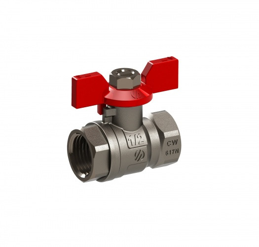 (AR)SENA RHM04 Кран шаровый ник. "бабочка" ВР 3/4" (40)