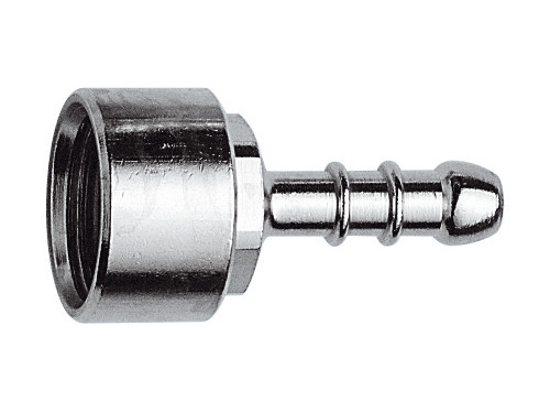 Штуцер 1/2 гайка 9 мм Хром REMER