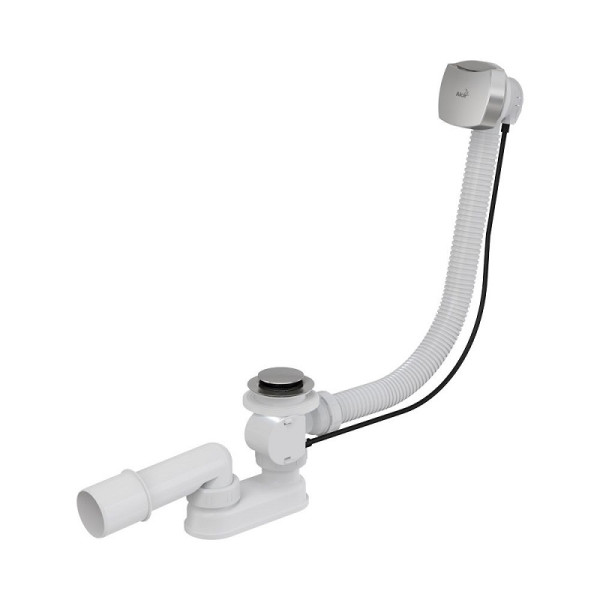 Сифон д/ванны автомат пластик/хром выход 40/50 длина 570мм A51CR AlcaPlast