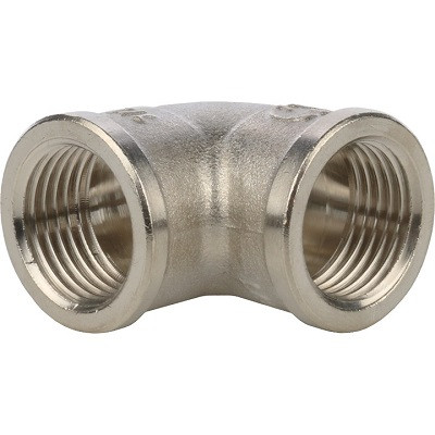 Угольник 1/2" ВВ никель STOUT