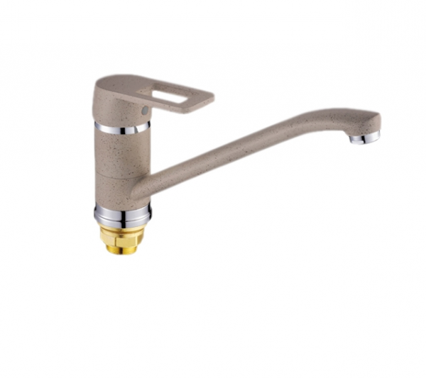 Смеситель д/кухни 1-ручк, итал к40,гранит,длин поворот.излив Potato P4230-8