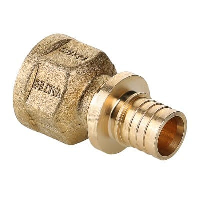 Фитинг надвижной с переходом на внутреннюю резьбу 20(2,8) мм х 3/4" VTm.402.BG