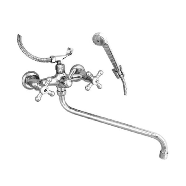 Смес/ванна 600/2-4 Мет_Крест к/затв дл/изл метхр/мах в/к Стандарт Подольск СМ501324