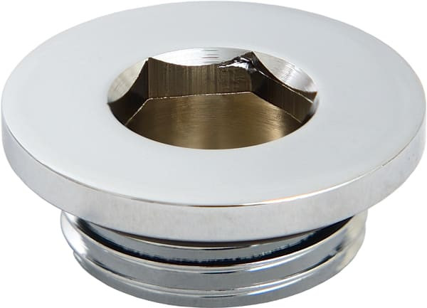 Заглушка "СТИЛЬЕ" хром d 28 мм / G 1/2" НР