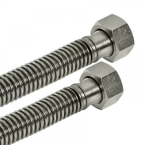 Подводка д/газа нерж.Tuboflex Г1/2"-Г1/2" L=0,6м сильфонная