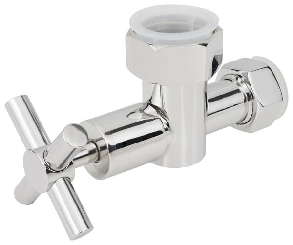 Вентиль Стилье запорный крестовой G 1" НГ х G 3/4" НГ