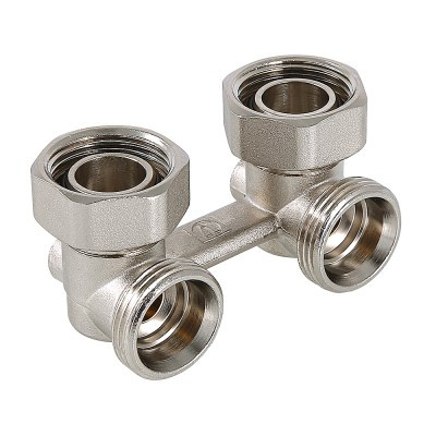 Узел угловой для нижнего подключения радиатора 3/4"EK VT.345.NA