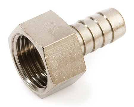 Штуцер 1/4" - 14 г/ш никель  GF ИТАЛИЯ
