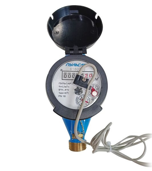 Счетчик холодной воды «Пульсар М» импульсный выход Ду15, Qn=1,5 м3/ч