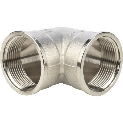 Угольник 1 1/2" ВВ никель STOUT