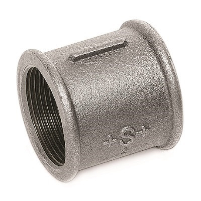 Муфта оцинкованная 1 1/4" с проходной резьбой тип 272# 9272114V# Sanha