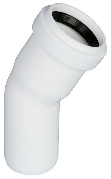 Отвод HTB 30 гр. однораструбный 32 белый Ostendorf