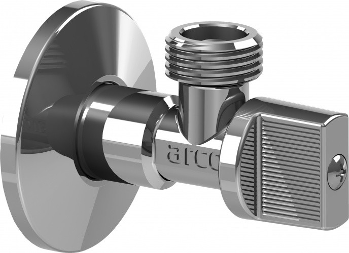 ARCO L 00734 Кран шар.д/стир.маш. НН хром 1/2х1/2"