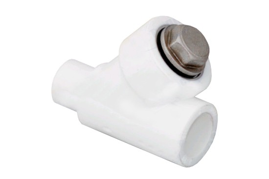 Фильтр PP-R 45гр бел нап Дн20 нар РосТурПласт