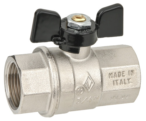 (BG) 402 Кран шар. ВР"бабочка" 3/4" (12)(48)