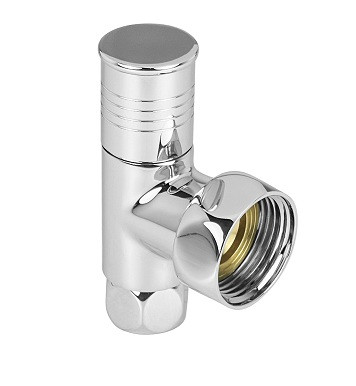 Вентиль запорн.угловой с двумя нак.гайками (пара) 1"НГ х 1/2"НГ VALFEX VF.PS.266.100.012