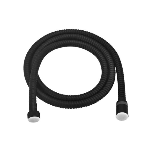 Шланг в двойной оплетке, усиленный, нерж. сталь, черный 150см VALFEX