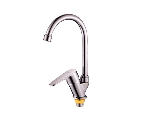 Смеситель д/кухни с высок.излив. хром Potato P5131