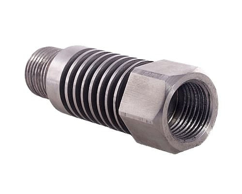 Радиатор охладитель РТВХ Внутр. резьба M20x1,5/ Внешн. резьба G1/2"; L=81,5мм (ст.14Х17Н2) ЮТЛИ.713565.019-02