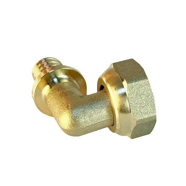 Угольник надвижной с накидной гайкой 16(2,2) х 1/2" (VALFEX)