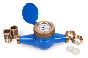 DRC-32, Счетчик холодной воды многоструйный сухоход IP68, класс "C" с присоединителями Groen