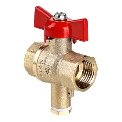 Кран шаровой «СТАНДАРТ» PN40 под датчик температуры 1/2", М10х1,0 Valtec