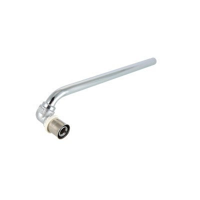 Угольник с хромированной трубкой правый 16 х 15 мм, 30 см VTm.281.RN