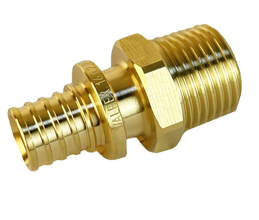 Соединитель надвижной прямой с переходом на НР 20(2,8)х1/2"  Valfex