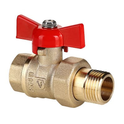 Кран шаровой «СТАНДАРТ» PN40 с полусгоном 3/4" Valtec