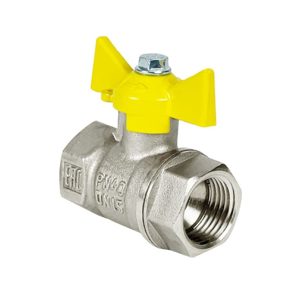 Кран шар лат газ 11Б27фтМ нк Ду15 Ру40 м/м баб VALFEX VF.277.NB3.012.N/P59