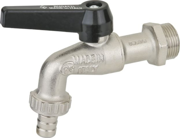 (BG) 689 Кран шар.полив. НР ал.рычаг 1/2" (12)(48)