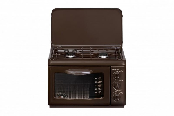 Плита двухкомфорочная газовая + газовая Духовка настольная коричневый ПГ 100 К19 Gefest