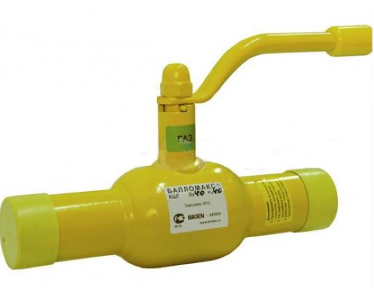 Кран шаровой Ballomax с/с для газа ду 50 Broen