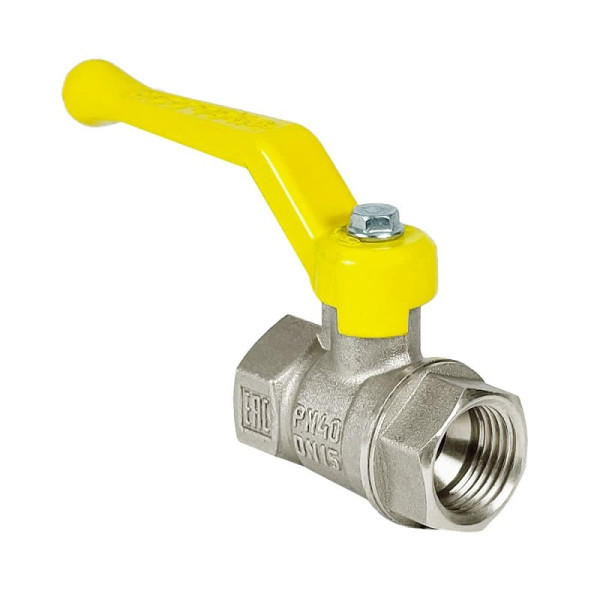 Кран шар лат газ 11Б27фтМ нк Ду20 Ру40 м/м рыч VALFEX VF.271.NR3.034.N/P59