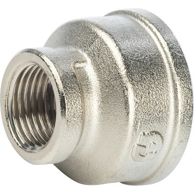 Муфта переходная 1"х1/2" ВВ никель STOUT