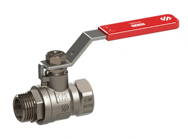 (AR)SENA RH016 Кран шаровый ник.рычаг Н/В 1/2" (50)