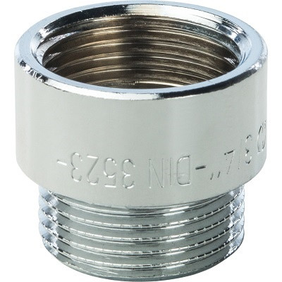 Удлинительная гайка  усилен. 3/4" х 15  хром GF ИТАЛИЯ