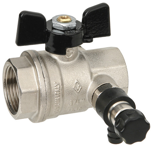 (BG) 332 Кран шар.с вып. ВР"бабочка" 3/4" (10)(40)