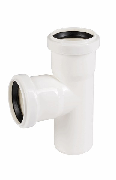 Тройник HTEA 87 гр. двухраструбный 32 белый Ostendorf