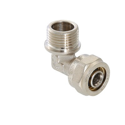 М/пл угол 90 гр.обжим НР 32х1 1/4" Valtec VTm.353.N