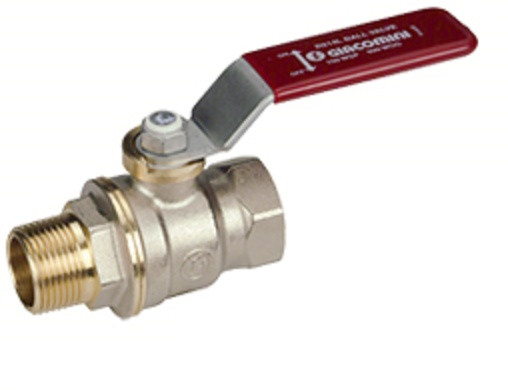 Кран шаровой латунь Ду15 рычаг Giacomini R914L