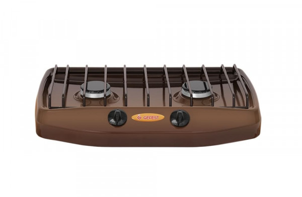Плита двухкомфорочная газовая настольная коричневый ПГ 700-02 Gefest