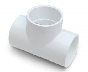 Тройник ПВХ 1/2" (КВ-КВ-КВ)