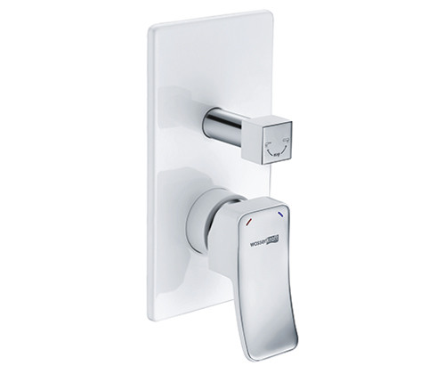 Aller 10641WHITE Смеситель для ванны и душа WasserKraft