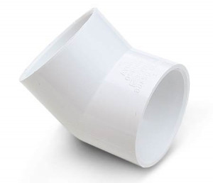 Угольник ПВХ 45 1/2" (КВ-КВ)