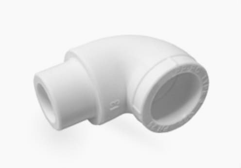 Угольник PP-R бел Дн25х90гр вн/нр пайка VALFEX 10110025