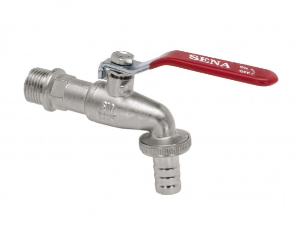 Кран шаровый поливочный ник. 1/2х3/4"х15мм ARCO SENA RHGC1