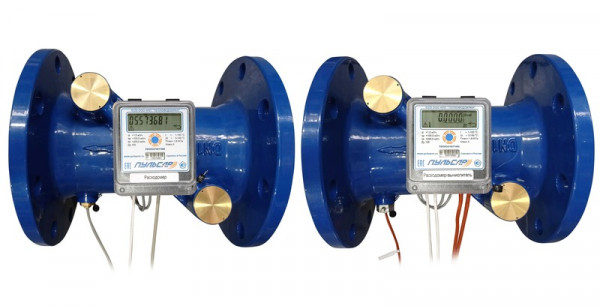 Общедомовый теплосчетчик Ду125 M-Bus + 3 имп. входа, qp=100 м3/ч, 2 датчика давления, прямой, 150°C