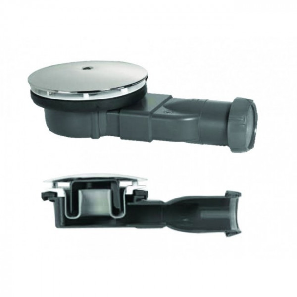 Сифон SLIM со стаканом, для керамогранитного поддона h-40мм, 90х40мм